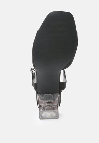 Oratile Clear High Heel Sandals