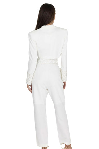 Orchid White Blazer