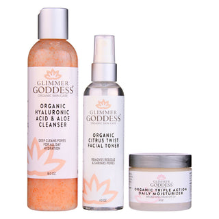Organic 3-Step Anti-Aging Skin Care Routine - Glamourous Grace