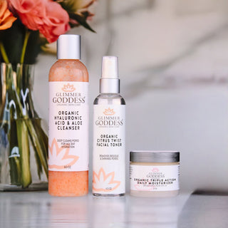 Organic 3-Step Anti-Aging Skin Care Routine