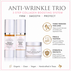 Organic Anti-Wrinkle Trio – 3-Step Collagen Boosting System
