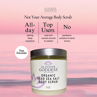 Organic Dead Sea Salt Body Scrub – Exfoliates, Detoxifies & Firms Skin