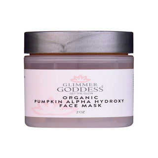 Organic Pumpkin AHA Face Mask – Exfoliating Treatment for Wrinkles & Glow - Glamourous Grace