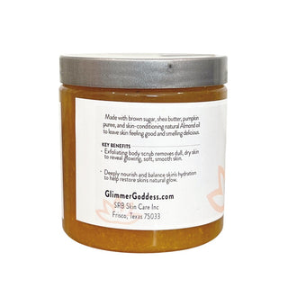 Organic Pumpkin Shea Sugar Body Scrub – Fall Scented Exfoliator