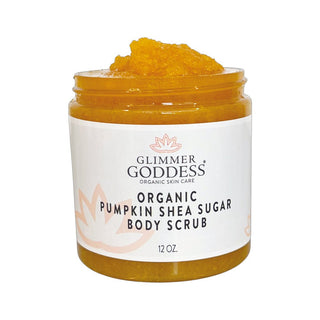 Organic Pumpkin Shea Sugar Body Scrub – Fall Scented Exfoliator