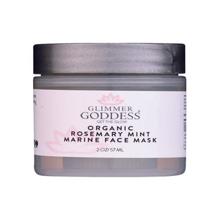 Organic Rosemary Mint Algae Face Mask for Acne & Rosacea - Glamourous Grace