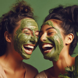 Organic Rosemary Mint Algae Face Mask for Acne & Rosacea - Glamourous Grace