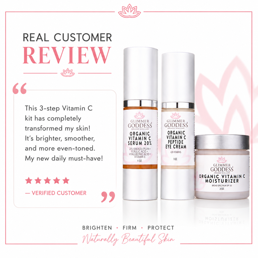 Vitamin C 3-Step Anti-Aging Kit – Complete System - Glamourous Grace