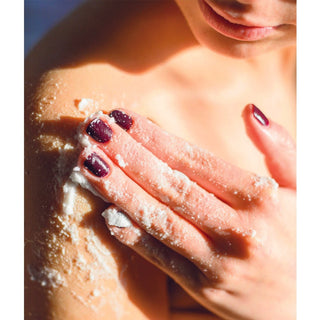 Organic Whipped Sugar Body Scrub 2 oz – Travel Size Crepey Skin Treatment & Exfoliator - Glamourous Grace