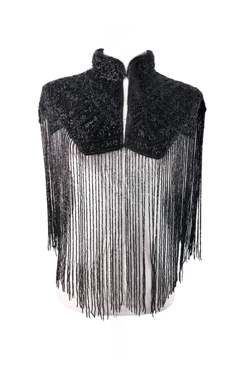 Noir Line Cape - Glamourous Grace