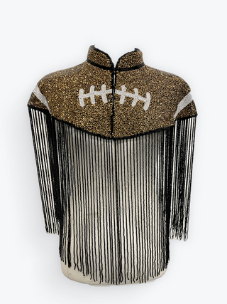 Bronze Touchdown Cape - Glamourous Grace