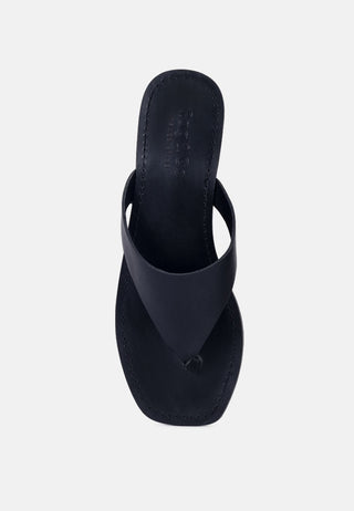Orofer Soft Leather Luxury Thong Flats