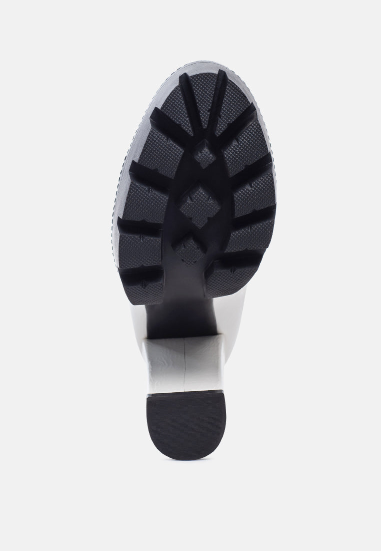 Ouzaki High Block Heeled Boots - Glamourous Grace