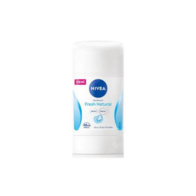 Nivea Fresh Natural Deodorant Stick for Women - Alcohol & Powder-Free, Ocean Extracts, Natural Odor Protection, 50ml