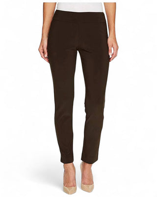 Krazy Larry P21 Microfiber Straight Leg Pant - Brown