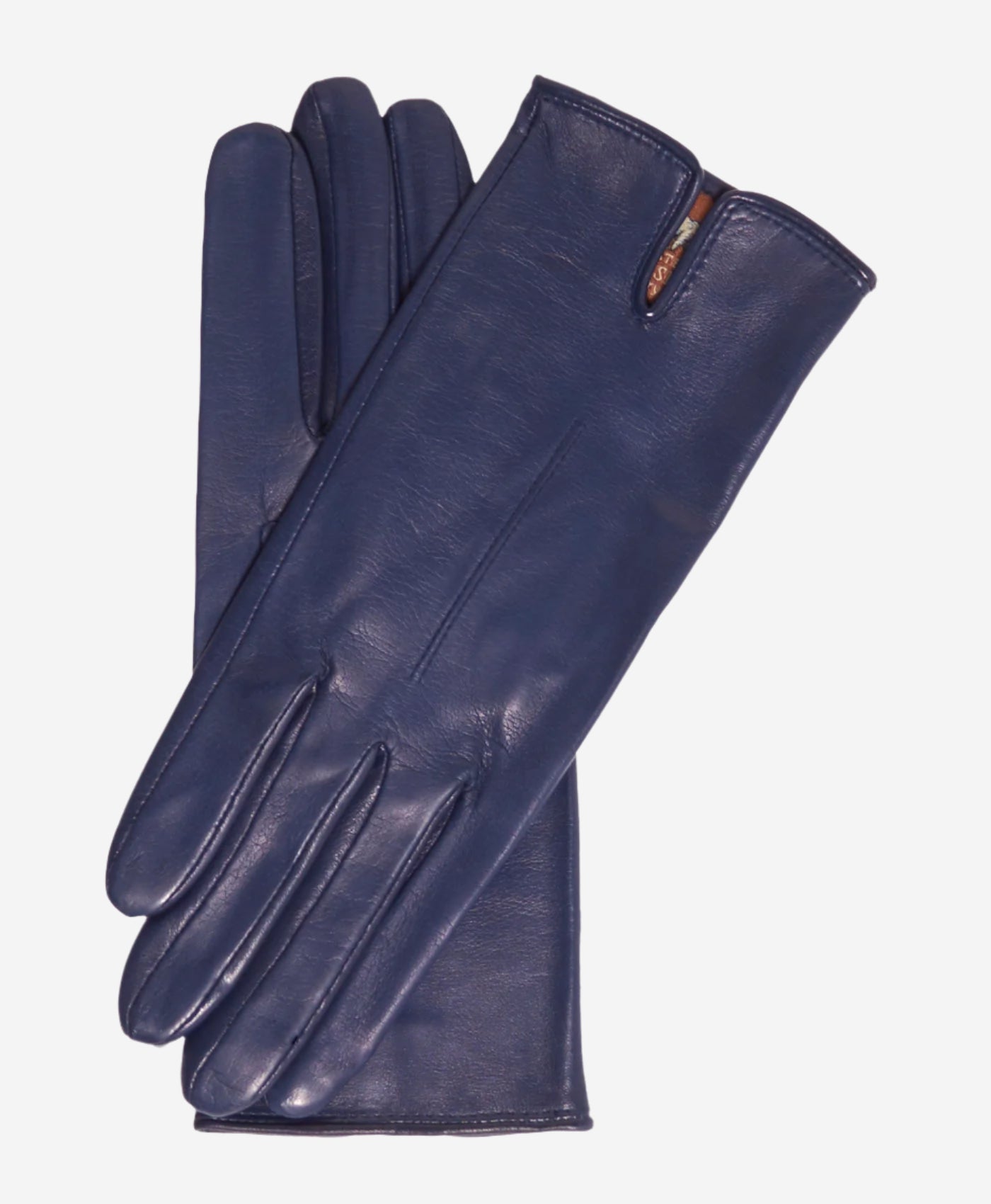 Margherita (navy) - Italian lambskin leather gloves with cashmere lining - Glamourous Grace