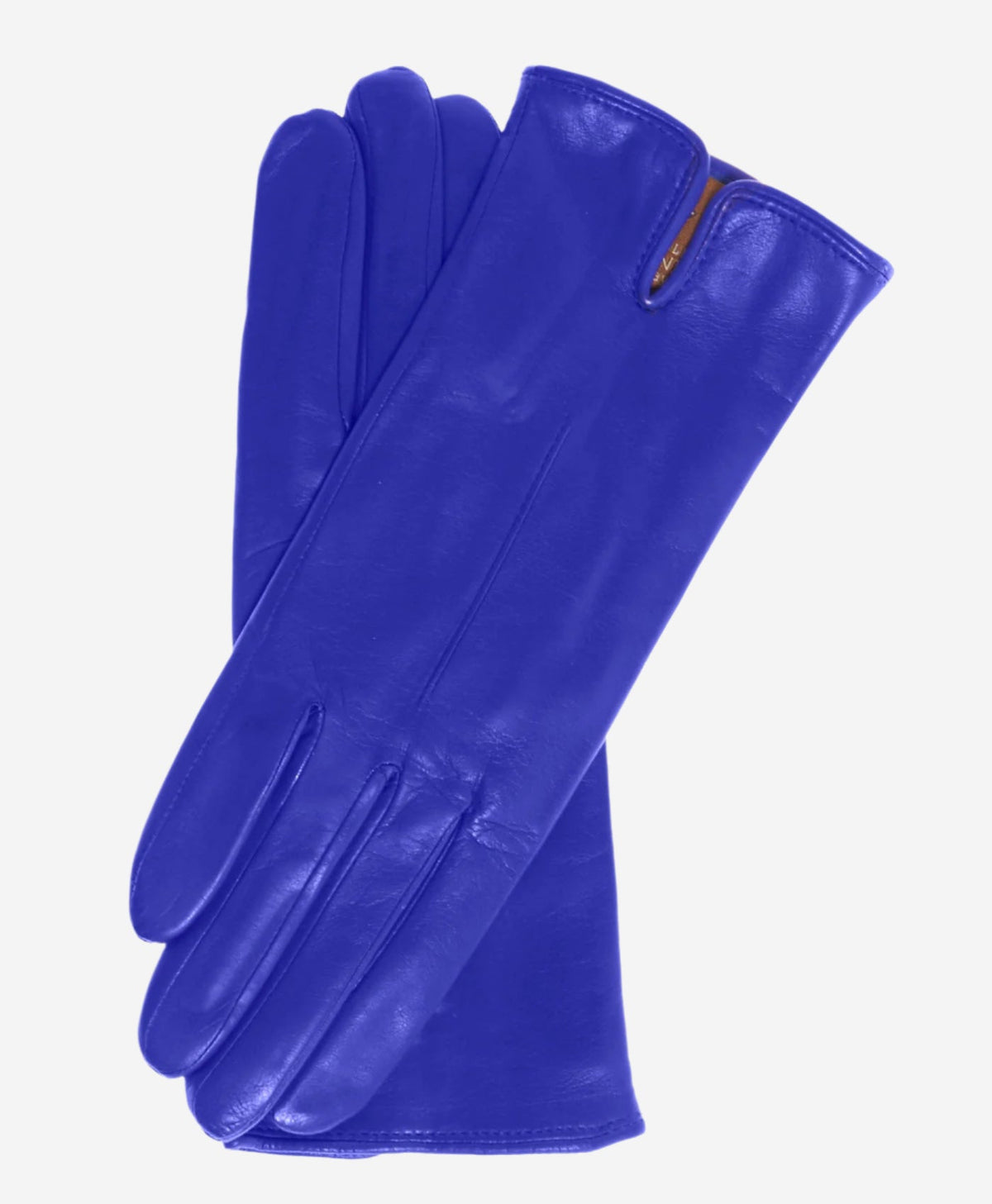 Margherita (ryl blue) - Italian lambskin leather gloves with cashmere lining - Glamourous Grace