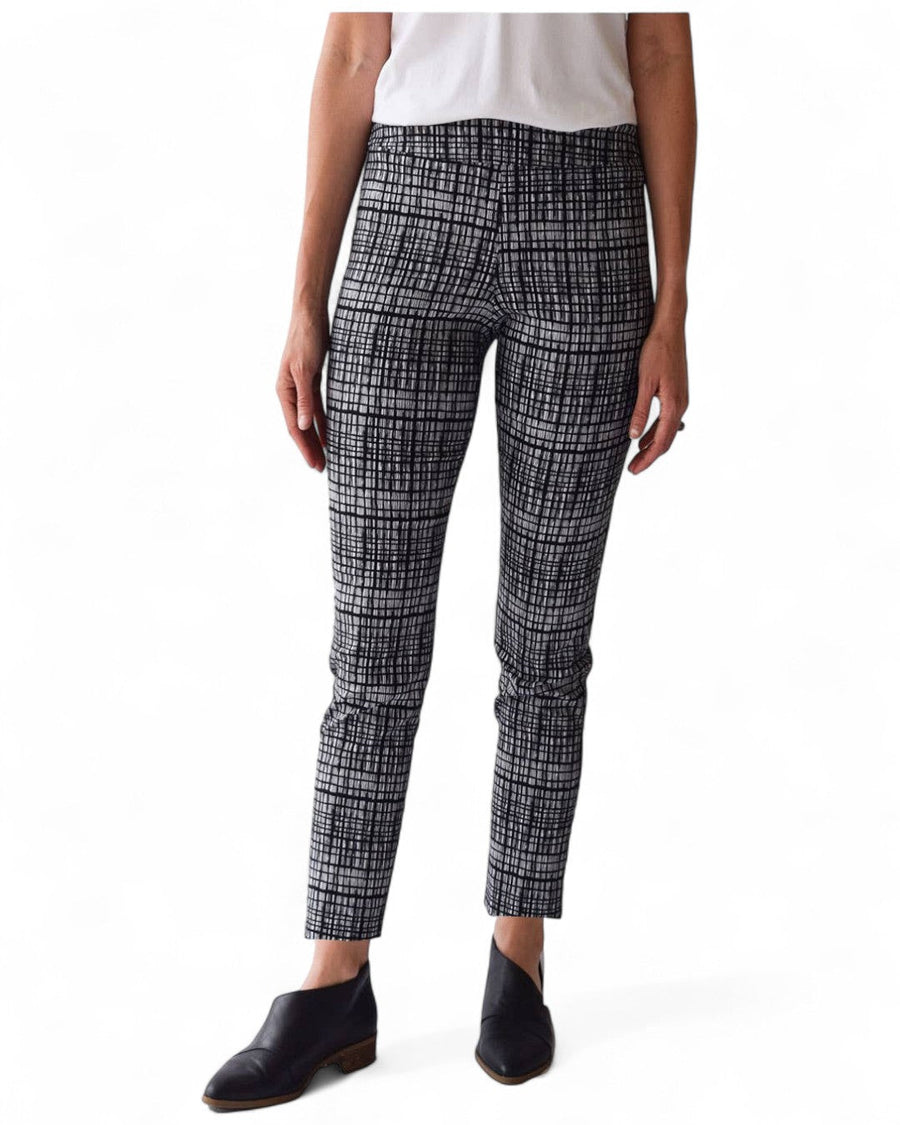 Krazy Larry P507 Pull on Pant - Black Bars - Glamourous Grace