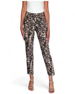 Krazy Larry P507 Pull on Pant - Brown Reptile