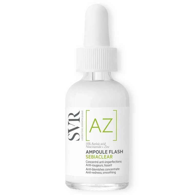 SVR Sebiaclear AZ Ampoule Flash 30ml - Concentrated Serum for Acne-Prone Skin with 15% Azelaic Acid - Glamourous Grace
