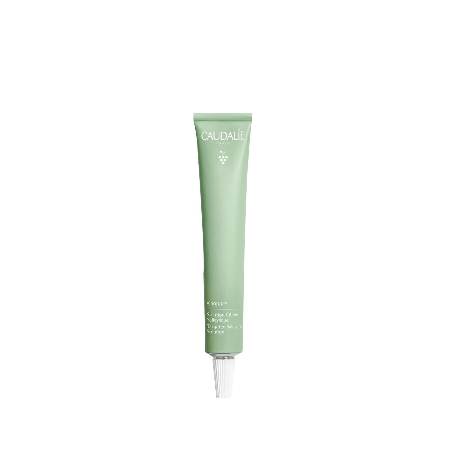 Caudalie Vinopure Acne Treatment Cream with Salicylic Acid - Anti-Acne Skincare for Acne-Prone Skin, 0.51 fl oz - Glamourous Grace