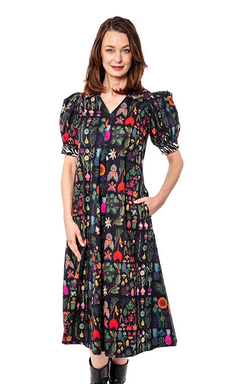 Montauk Dress Botanical Print - Glamourous Grace