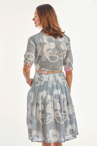 Mrs, Maisel Dress Grey Dragons - Glamourous Grace