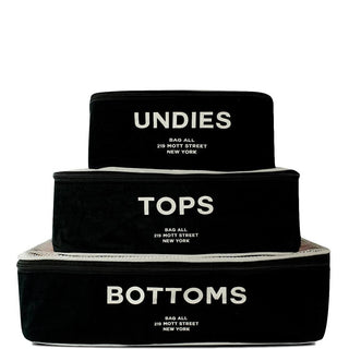 Best Packing Cubes, 3-pack – Black - Glamourous Grace
