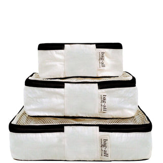 Best Packing Cubes, 3-pack – Cream - Glamourous Grace