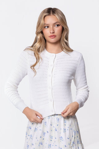 Paige Cardigan (White)
