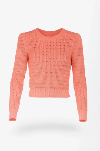 Paige Top (Bright Coral Pink)
