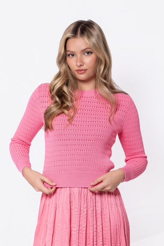 Paige Top (Medium Coral Pink)