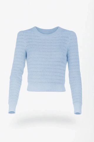 Paige Top (Medium Pastel Blue)