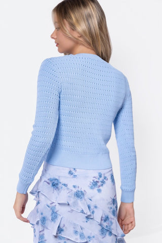 Paige Top (Medium Pastel Blue)