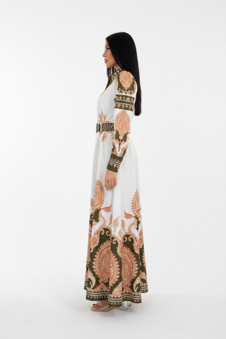 Paisley Maxi Dress - Side