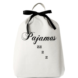 Pajamas Zzzz Travel Bag – Cream - Glamourous Grace