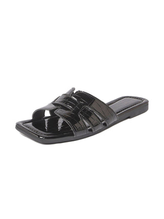 Paloma | Black Croc - Glamourous Grace