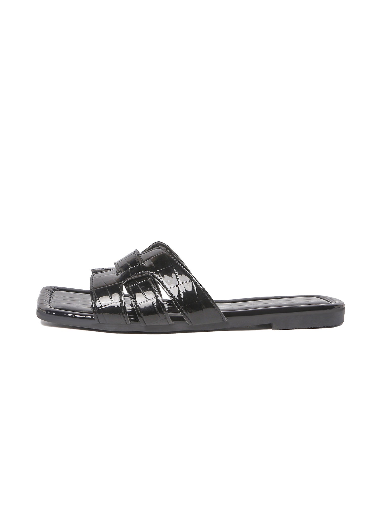 Paloma | Black Croc - Glamourous Grace