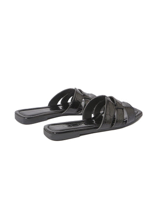 Paloma | Black Croc - Glamourous Grace