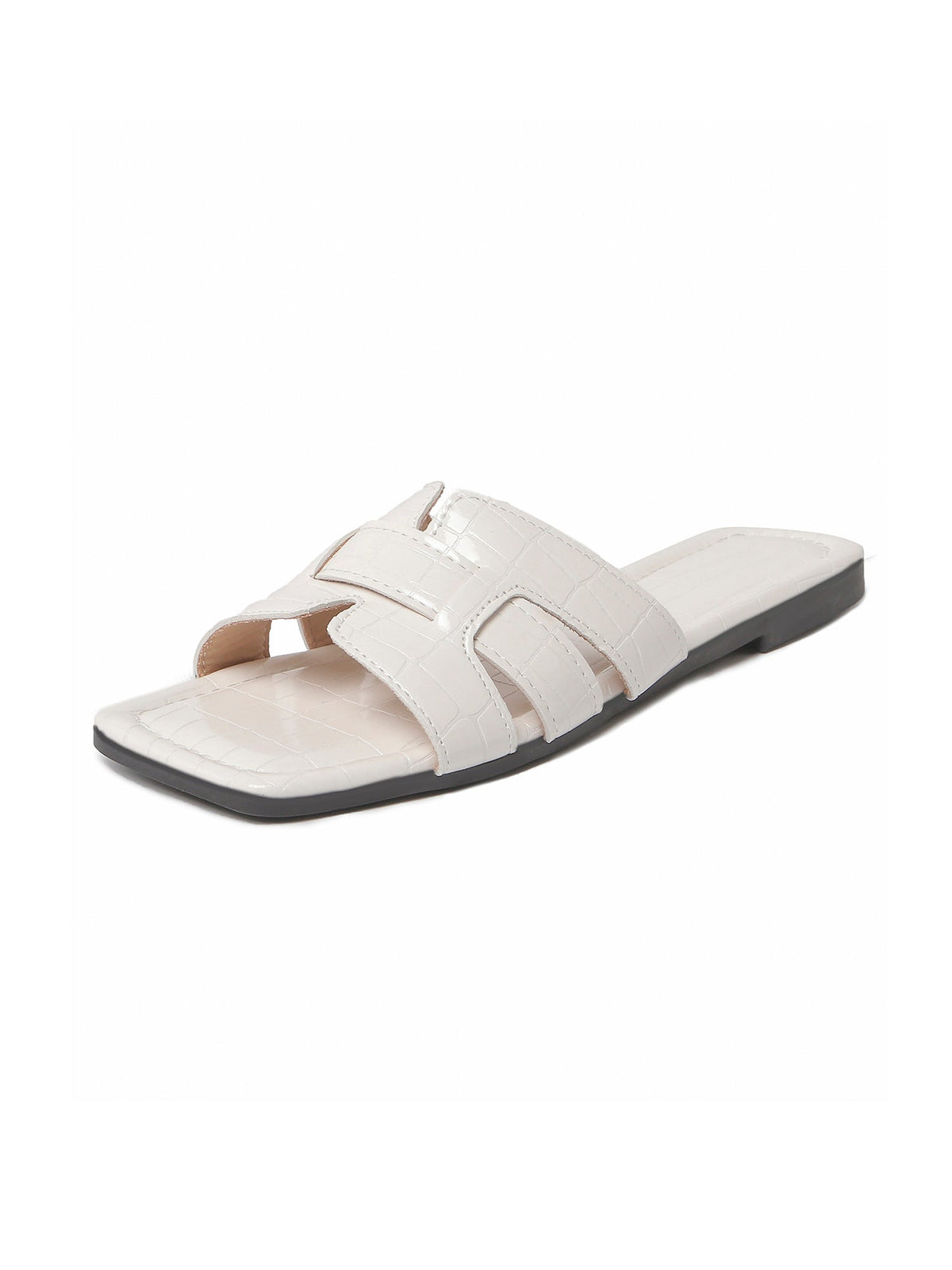 Paloma | White Croc - Glamourous Grace