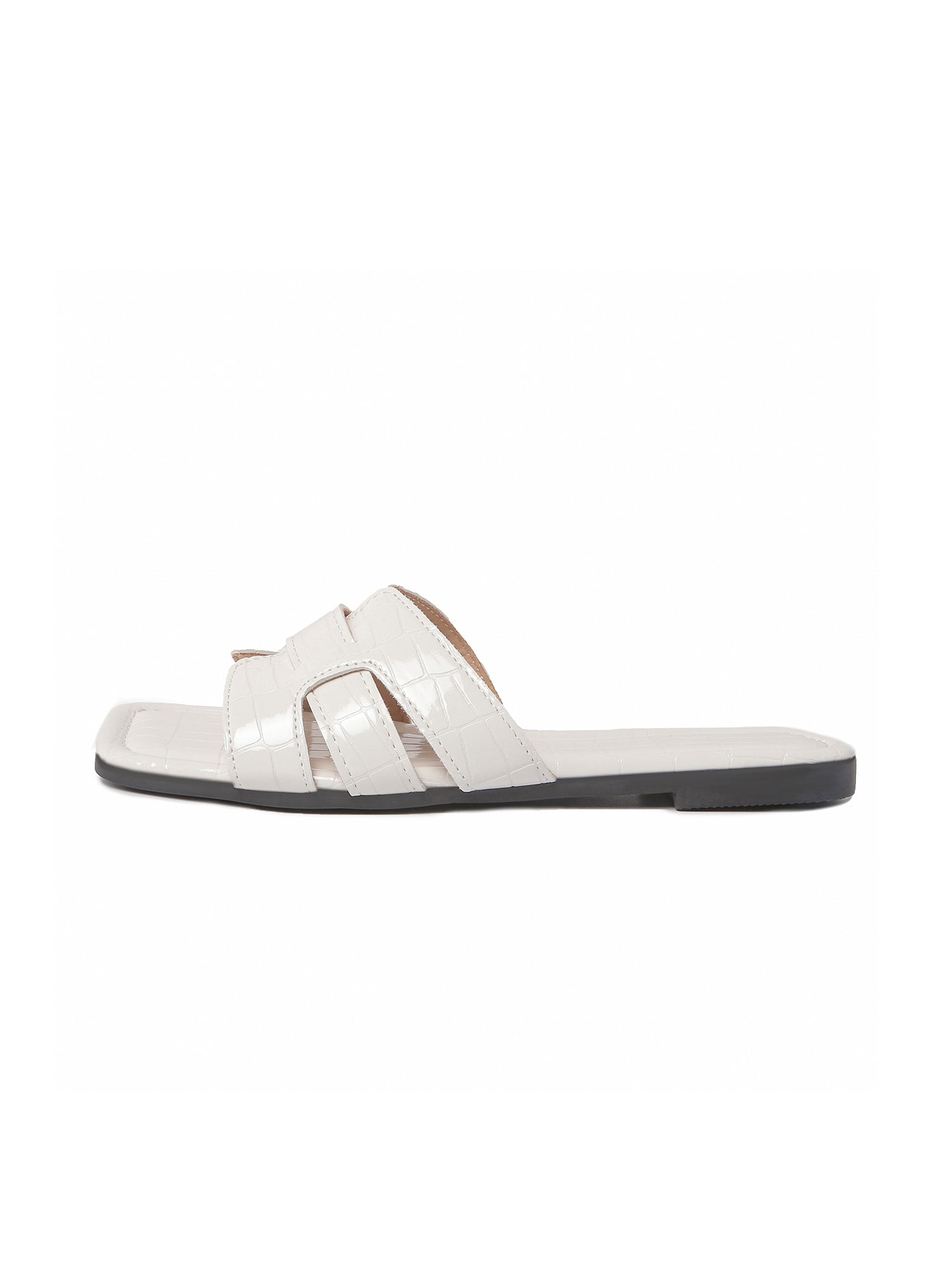 Paloma | White Croc - Glamourous Grace