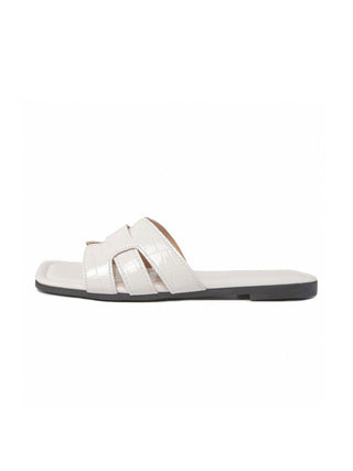 Paloma | White Croc - Glamourous Grace