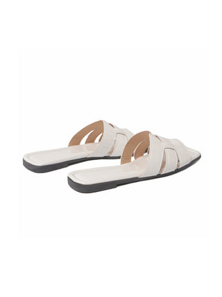 Paloma | White Croc - Glamourous Grace