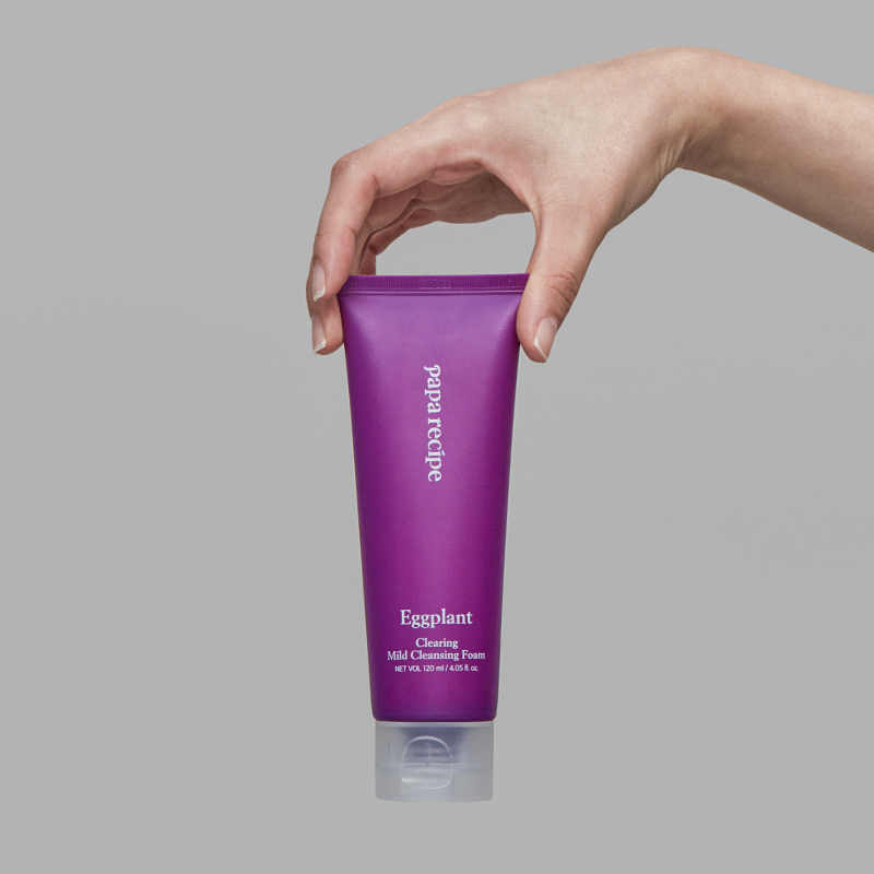 papa recipe Eggplant Clearing Mild Cleansing Foam 120ml - Glamourous Grace