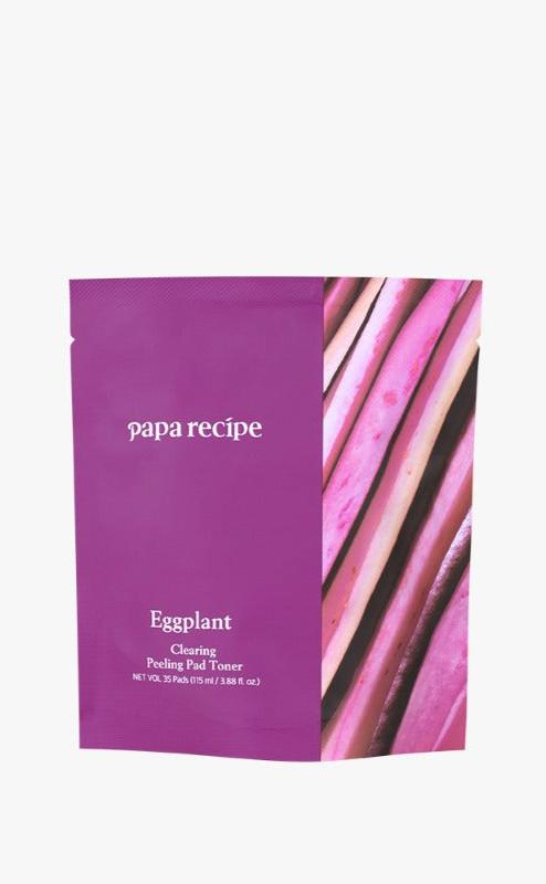 papa recipe Eggplant Clearing Peeling Pad Toner Refill Only 35 pads(115ml) - Glamourous Grace