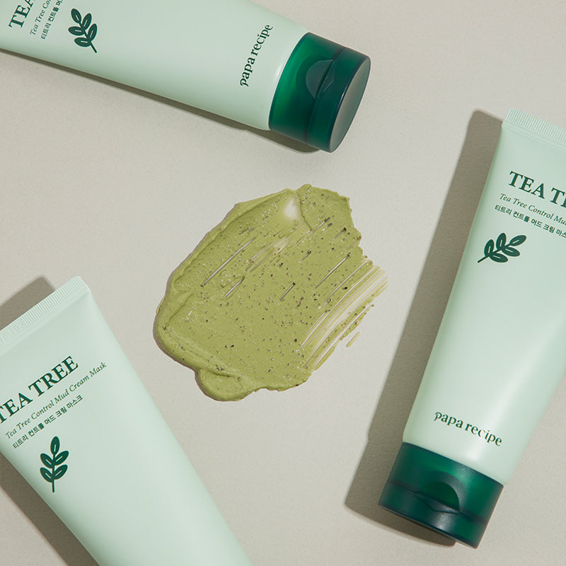 papa recipe Tea Tree Control Mud Cream Mask 100ml - Glamourous Grace