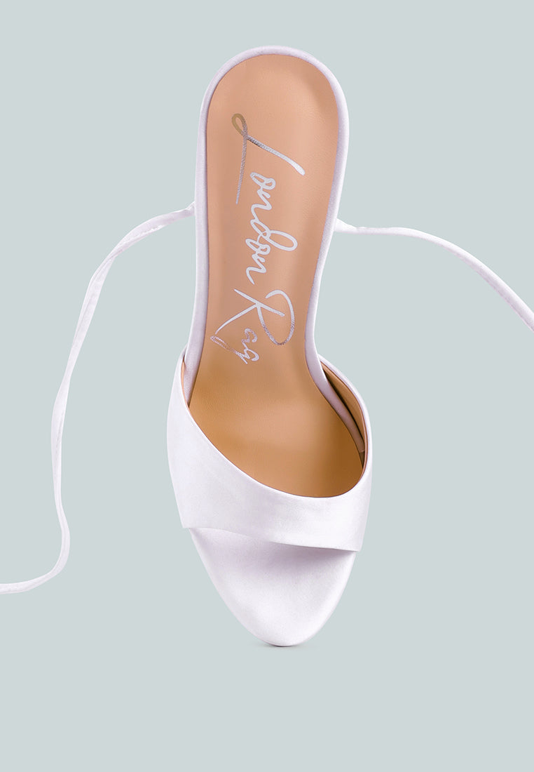 Passion Fruit Dramatic Platform Lace-Up Heel Sandals - Glamourous Grace