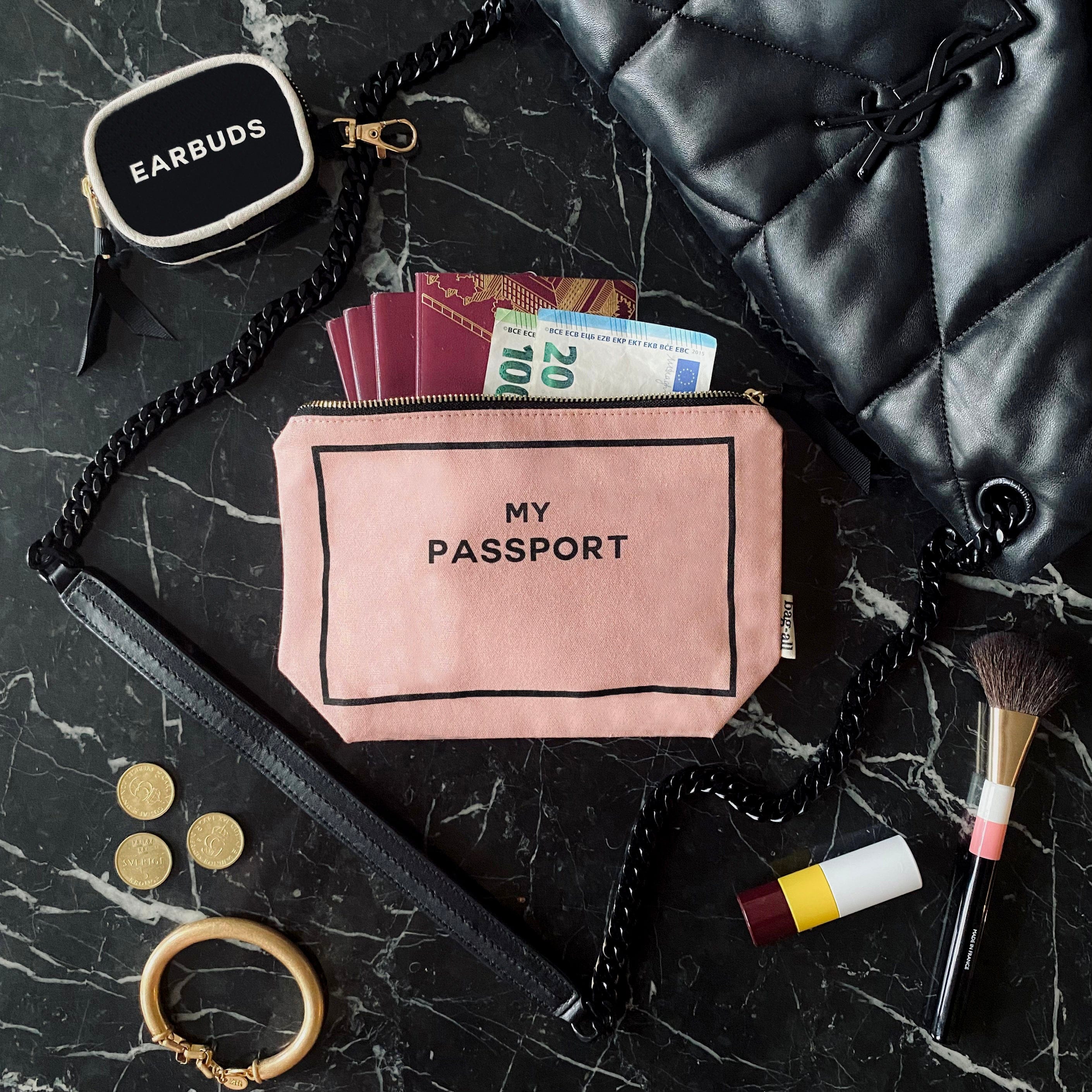 Passport Pouch – Pink/Blush - Glamourous Grace