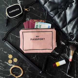 Passport Pouch – Pink/Blush - Glamourous Grace