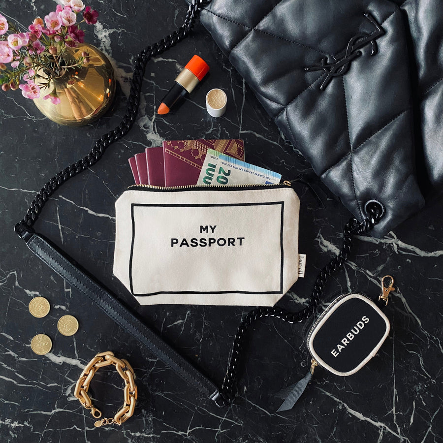 Passport Pouch – Cream - Glamourous Grace
